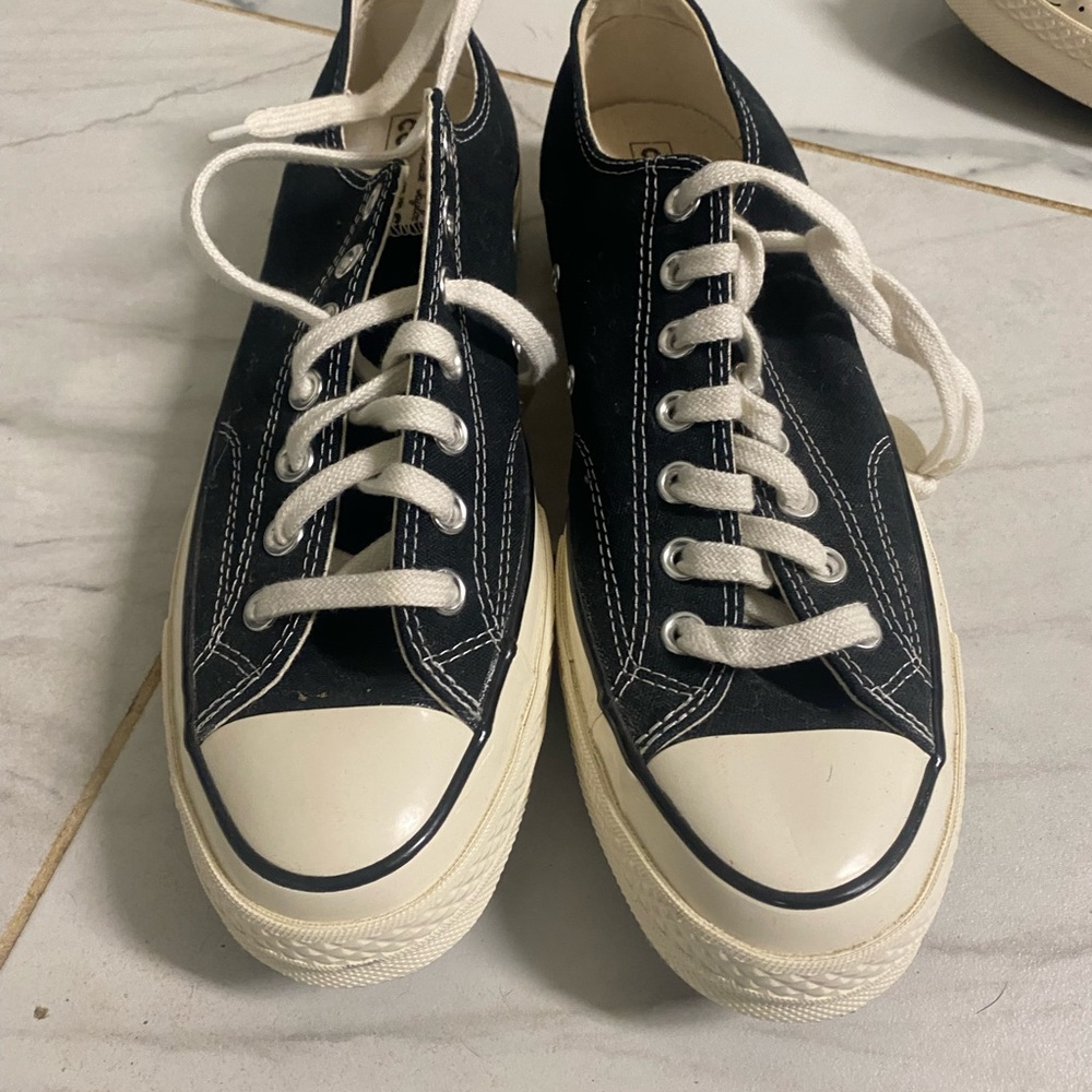 Classic Black Canvas Sneakers